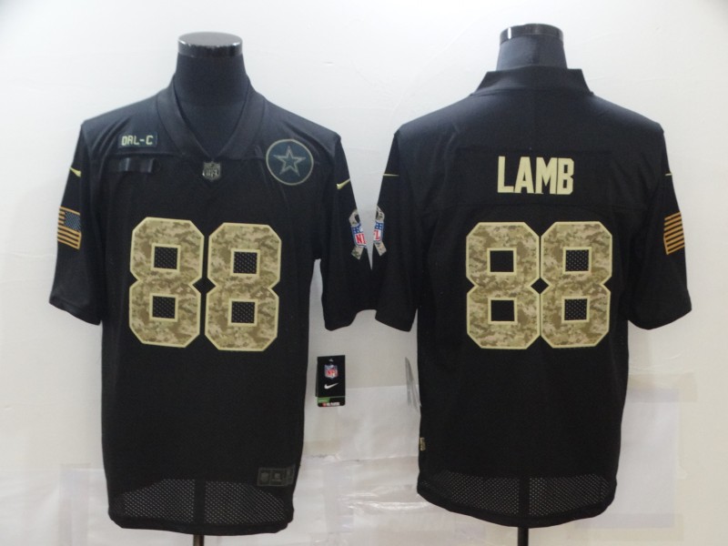 Men's Dallas Cowboys CeeDee Lamb #88 Black Jersey